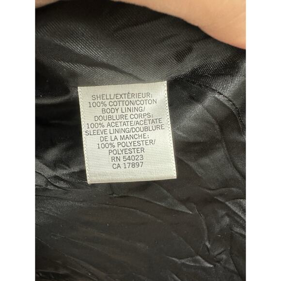 Banana Republic Womens Blazer Size 12 Black Velour Two Buton Up Lined Collared - Picture 7 of 13